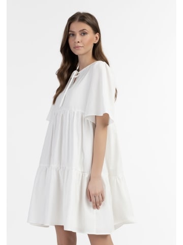DreiMaster Damen Kleid in Wollweiss