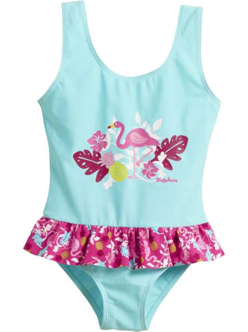 Playshoes Badeanzug "UV-Schutz Badeanzug Flamingo" in Türkis