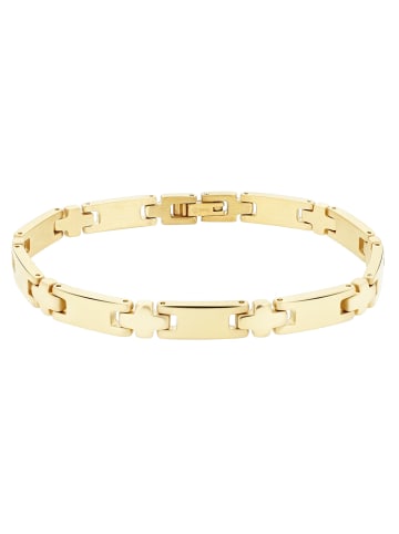Adeliás Unisex Armband – Gliederarmband aus Edelstahl 20 cm in gold