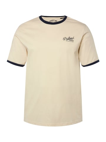 John F. Gee Kurzarm T-Shirt in offwhite