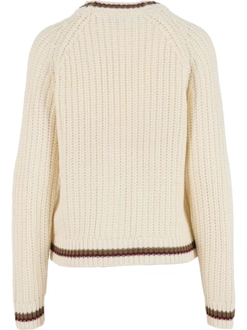 Noisy may Noisy may NMCHARLIE L/S VARSITY KNIT CARDIGAN in cloud dancer