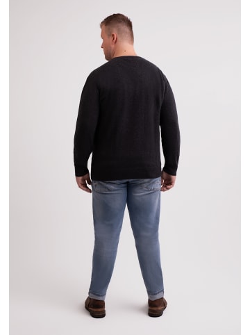 CASH-MERE.CH Rundhals Pullover in Dunkel Anthrazit