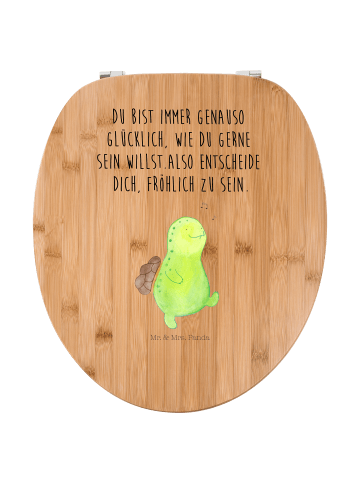 Mr. & Mrs. Panda Klodeckel Schildkröte Pfeifen mit Spruch in Braun