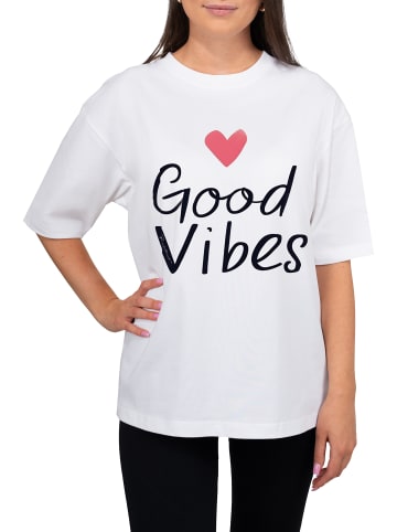 Reichstadt Reichstadt Oversized T-Shirt Damen 24RSW057 Positive Pulse S