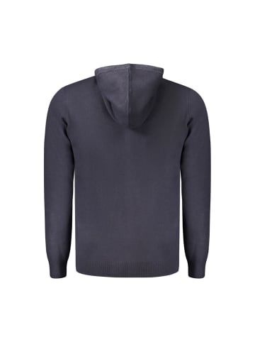 NORWAY 1963 Blau Grau Polyamid Herren Strickjacke