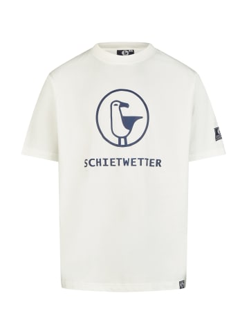 SCHIETWETTER T-Shirt "Fabian", in white/navy