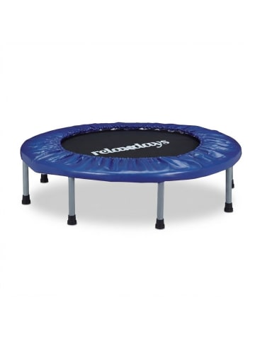 relaxdays Trampolin in Blau - Ø 95 cm