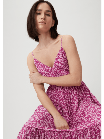 comma Kleid lang in Lila-pink