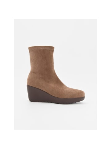 Purapiel Boots Damen-Keilstiefeletten, Farbe in Taupe