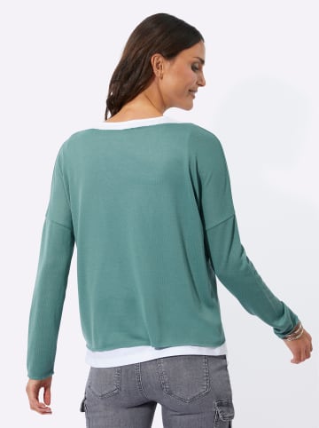 WITT WEIDEN Shirt + Top in jade-weiß