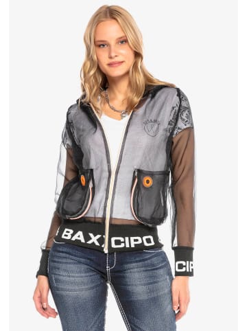 Cipo & Baxx Kapuzenjacke in BLACK