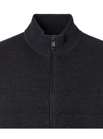 CASAMODA Strickjacke in Grauschwarz