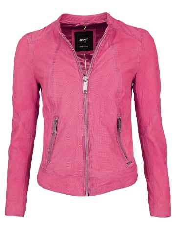 Maze Lederjacke Mabel in pink