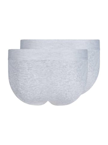 Skiny Slip 2er Pack in Grau
