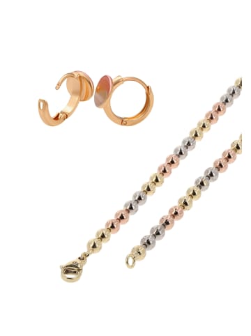 faina Women Jewelry Set in gold rose silver