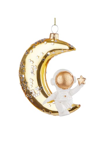Butlers Baumanhänger HANG ON Mond mit Astronaut in Gold