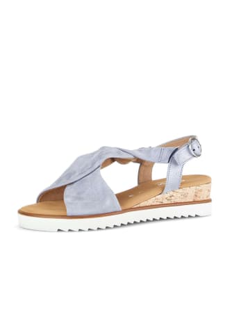 Gabor Plateau Sandalen in blau