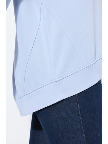 Ulla Popken Sweatshirt in helles blau