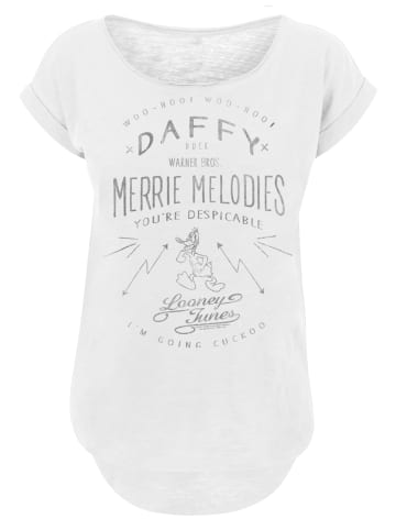 F4NT4STIC T-Shirt Looney Tunes Daffy Duck Vintage in weiß