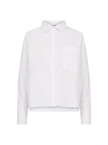 soyaconcept Klassisches Hemd mit verdeckten Knöpfen in Weiß