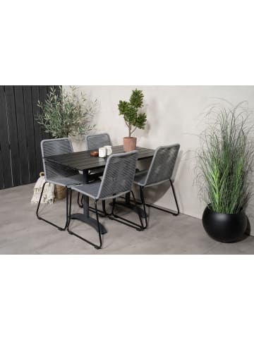 ebuy24 Esstisch Denver Schwarz 70 x 120 cm