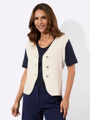 WITT WEIDEN Strickweste in champagner