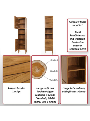 MCW Teak-Hochschrank M73, Standard