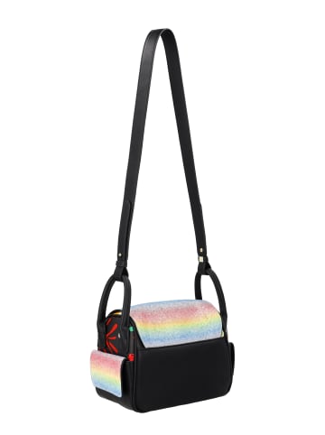 myMo Women Handbag in Black Multicolor