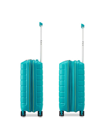 Roncato B-Flying Move 4 Rollen Kabinentrolley 55 cm mit Dehnfalte in turchese