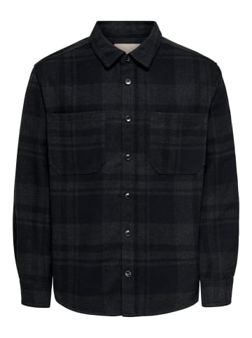 ONLY & SONS Overshirt in Black 1