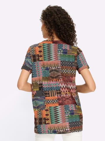 Heine Druck-Shirt in terra-rot-bedruckt