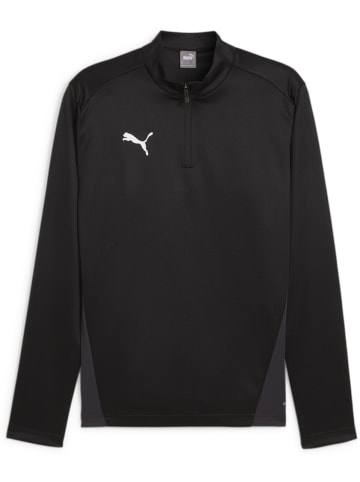 Puma T-Shirt "TeamGoal Training 1/4 Zip Top" in Schwarz