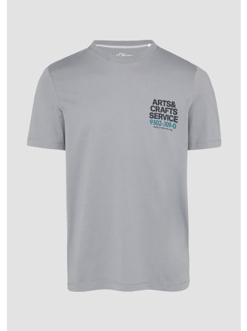 s.Oliver T-Shirt in 95D2_schiefergrau