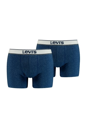 Levi´s Boxershorts LEVIS MEN VINTAGE HEATHER BOXER BRIEF 2er Pack in Navy