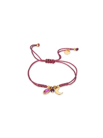 Luxenter Armband aus 925er Sterlingsilber mit Kristallen und 18K Gelbgold-Finish