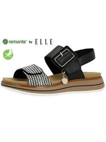 remonte Komfort Sandalen für Damen in schwarz