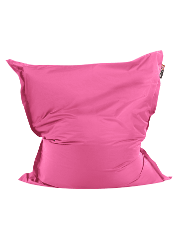 Beliani Sitzsackbezug FUZZY in Rosa - (W) 180 x (L) 140 cm