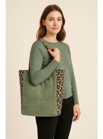 collezione alessandro Schultertasche " Leo Wonder " in grün