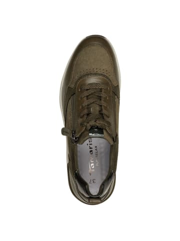 Tamaris Pure Relax Sneaker in OLIVE COMB