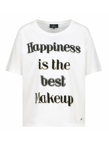 monari Rundhals T-Shirt für Damen in offwhite