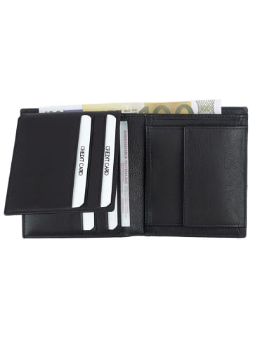 Bench Carbon Geldbörse 9 cm schwarz