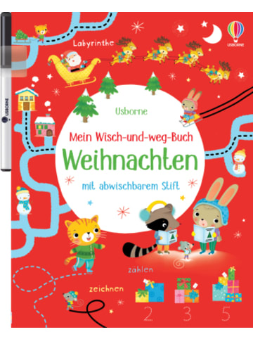 Usborn Papeterie/PBS - Mein Wisch-und-weg-Buch: Weihnachten