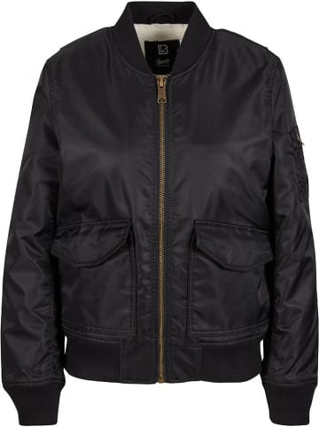 Brandit Jacke "Women Sherpa Bomberjacket" in Schwarz