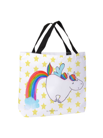Mr. & Mrs. Panda Tasche Einhorn Fliegendes Pferd ohne Spruch in Weiß