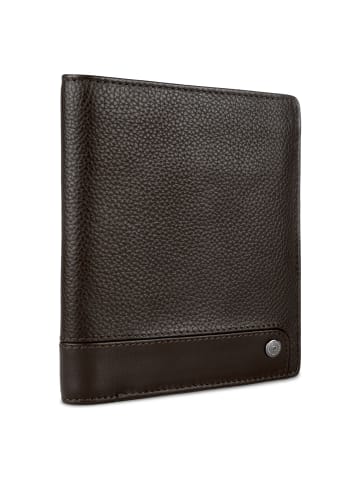 Bugatti Due Geldbörse RFID Schutz Leder 10 cm braun