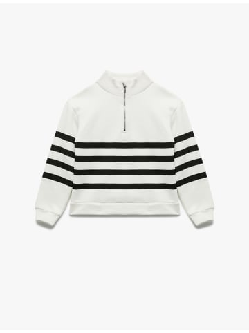 KOTON SWEATSHIRTS in Schwarz Gestreift