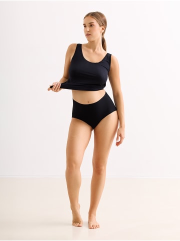 Erlich Textil  SEAMLESS HIGH WAIST Slip LIGHT TOUCH HIGH WAIST in schwarz