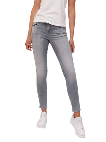 miracle of denim Jeans SUZY skinny in Grau