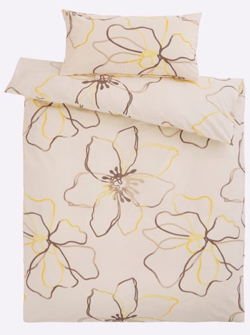 Heine Bettwäsche in champagner-beige-bedruckt