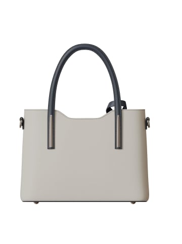 Kmisso Henkeltasche in Beige/nero - Schwarz